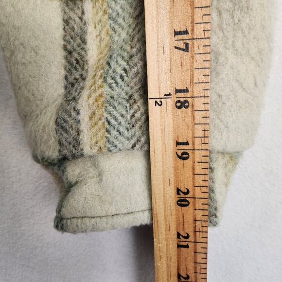 Lee Wald Weatherpal Plaid Wool Shirt Jacket Men's M Fleece Lined Vintage - Picture 12 of 15